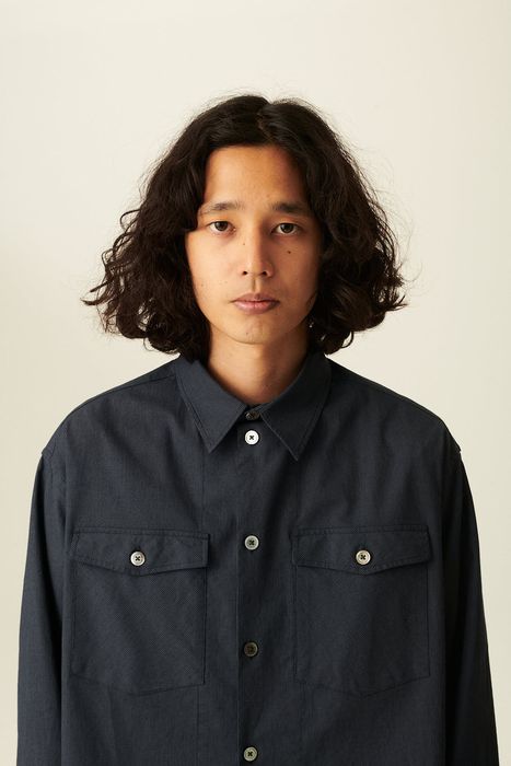 SEFTON 린넨 버튼 다운 투 포켓 셔츠 242 170 0101NBS